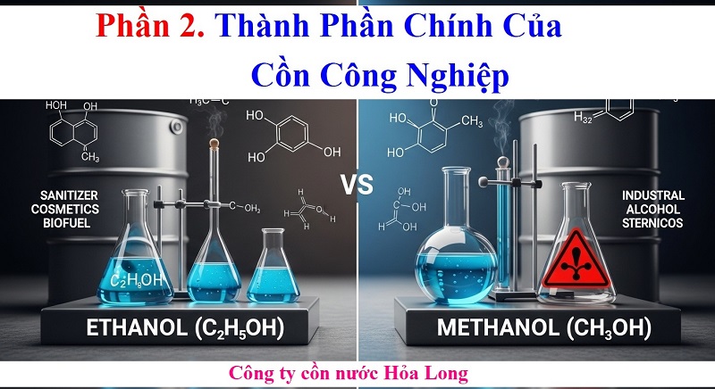 Cồn công nghiệp là gì? Thành phần, ứng dụng và lưu ý